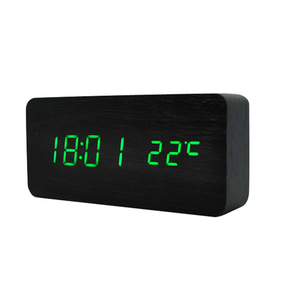 Mini digital LED alarma reloj de madera, divertido niños reloj <span class=keywords><strong>despertador</strong></span>, mesa LED reloj <span class=keywords><strong>despertador</strong></span> digital - Product Image 1