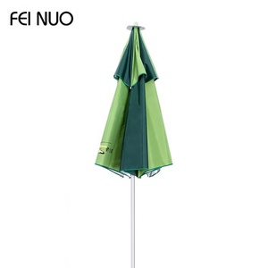 Grande protezione uv <span class=keywords><strong>outdoor</strong></span> doppio strato ventilato parasole spiaggia di pesca ombrello con logo stampa - Product Image 3