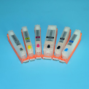 Cartouche d'encre de recharge de CLI-581 PGI-580 6 couleurs pour <span class=keywords><strong>Canon</strong></span> TS8150 TS8151 TS8152 TS8250 TS8251 TS8252 TS8350 TS9150 TS9155 TS9550 - Product Image 1