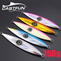CASTFUN 150g 5.3 oz Langzaam Jigging Metalen Jig Marlin Kunstaas Saltwater Jigs