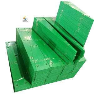 חגורת מסוע השפעה בר uhmwpe ללבוש התנגדות רצועות מסוע השפעה כרית בצבע uhmwpe בר ירוק פלסטיק <span class=keywords><strong>hdpe</strong></span> ללבוש רצועה - Product Image 3