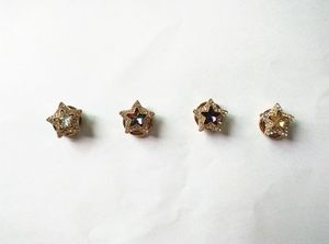 結婚式の招待状のための星の形の緑のラインストーンショールピンマグネットハンギングブローチ - Product Image 3