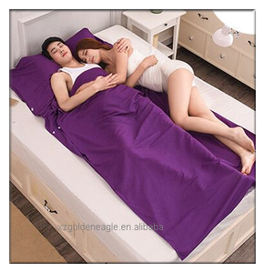 Haute qualité 100% coton <span class=keywords><strong>sac</strong></span> <span class=keywords><strong>de</strong></span> <span class=keywords><strong>couchage</strong></span> voyage sommeil drap <span class=keywords><strong>de</strong></span> lit pour l'extérieur - Product Image 4