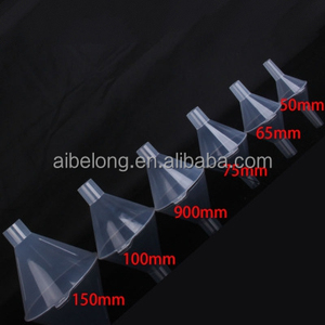 Ibelong laboratório grande transparente 90mm 10cm plástico pó funil boca larga para líquido - Product Image 4