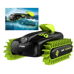 2019 new toy electric remote control rc 4x4 amphibious vehicle toy for kids