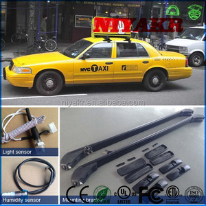 LEDタクシートップ広告看板サイン3g入力磁気LEDタクシー/車トップ/屋根広告看板 - Product Image 4