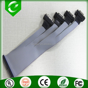 Tùy Chỉnh 25 Pin DB25 Kết Nối Idc Ribbon Phẳng Lắp Ráp Cáp Cho LCD - Product Image 2