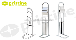 Vente en gros de meubles de rangement pour la maison Support métallique moderne pour la salle de bain pour l'hôtel MIT DIY Home Housewares Brosse de toilette - Product Image 5