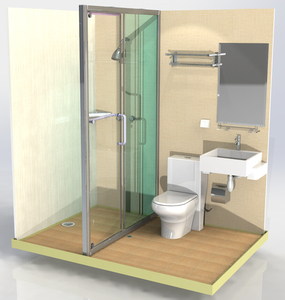 La casa dello studente ha usato l'<span class=keywords><strong>unit</strong></span>à modulare completa prefabbricata delle stanze di doccia del bagno di SMC 1420 anche per la casa del contenitore e la casa d'acciaio leggera - Product Image 4