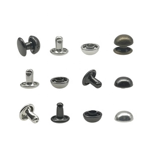 Guanfeng Chất Lượng Cao Giày Vành Đai Cap Hat Kim Loại Chốt Trang Trí May Mặc Đinh Tán Stud Đôi Bên Túi Xách Đầu Nấm Đinh Tán - Product Image 4