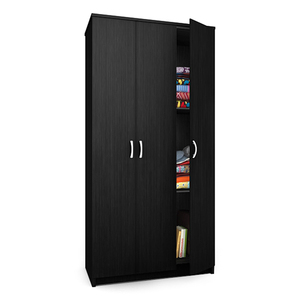 Ensemble de chambre à coucher personnalisé en usine placard 3 portes armoire d'angle en bois MDF prix bon marché