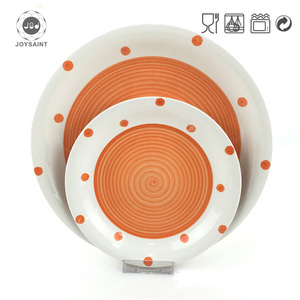 Venta caliente pintado a mano de color esmalte de cerámica <span class=keywords><strong>vajilla</strong></span> de <span class=keywords><strong>gres</strong></span> - Product Image 4