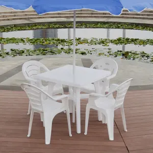 China manufacturer direct price of plastic dining table