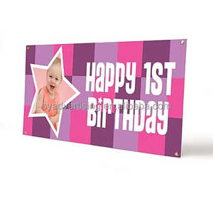 Tùy Chỉnh Thiết Kế Chúc Mừng Sinh Nhật <span class=keywords><strong>Banner</strong></span> In Ấn <span class=keywords><strong>PVC</strong></span> <span class=keywords><strong>Flex</strong></span> <span class=keywords><strong>Banner</strong></span> - Product Image 1