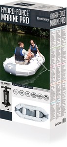 Bestway 65044 Thuyền bơm hơi thủy lực Marine Pro Thuyền bơm hơi bè 115 "x 50" x 18" - Product Image 5