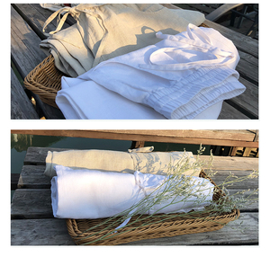 <span class=keywords><strong>Pantaloni</strong></span> Lunghi e Larghi in <span class=keywords><strong>Lino</strong></span> per <span class=keywords><strong>Donna</strong></span>, Produttore di Abbigliamento Femminile - Product Image 4