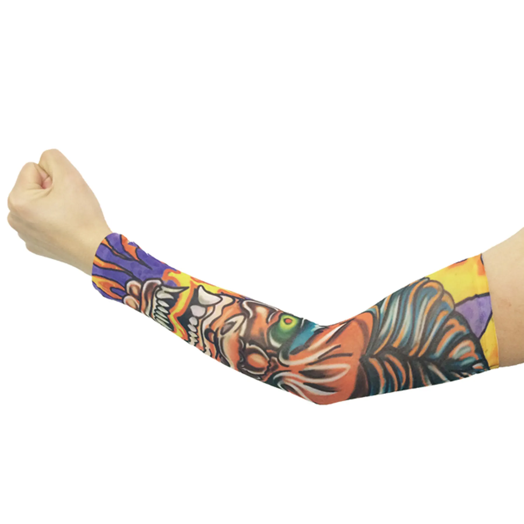 Luvas para braço e perna com logotipo do cliente da China, luvas para braço UV