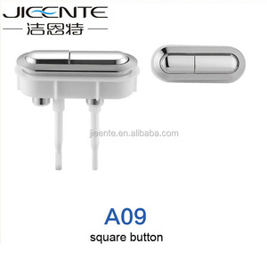 Accesorios de baño de cromo higiénico rectángulo botón - Product Image 4