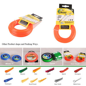 สายตัดหญ้าแบบสี่เหลี่ยม JUDIN ขนาด 2 มม. ยาว 15 ม. สำหรับเครื่องตัดหญ้าแบบใช้ใบมีด - Product Image 5