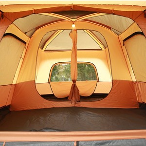 Tenda Kemah luar ruangan 6 + orang, tenda Kemah mewah besar dari pabrik - Product Image 1