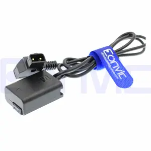 NP-FW50 Dummy Batterij om D-TAP Power Adapter Kabel Voor A7 A7R A7000 NEX5 SLT Camera