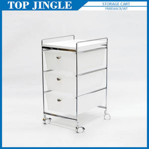 10- tier Metal Salon Drawer <b>Trolley</b> Wheel - Product Image 5