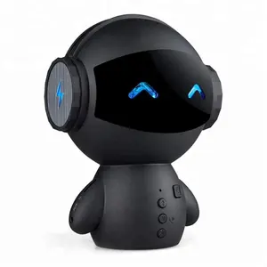 Portable Cartoon Wireless Stereo Robot Speaker Stereo Music Player with power bank gift