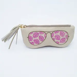 Portable multifunctional personalized sunglasses research and storage new cotton cute glasses bag