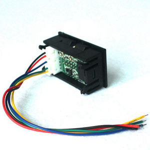 0.28 "DC 0-100V/50A Màu Đỏ màu xanh Kỹ Thuật Số Vôn kế Ampe kế 2 trong 1 DC Volt Amp mét với 50A/75mV ampere Shunt - Product Image 5