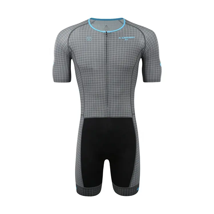 Triathlon Hot Sale Racing Sport Short Jersey Bike Uniform Set Men Short Sleeve Triathlon Clothing