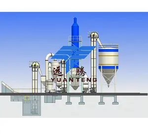 Yüksek kaliteli alçı paris üretim hattı