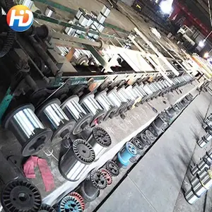 1.6mm Gi Wire Low Carbon Galvanized Steel Wire Hot Dip Galvanizing Production Line