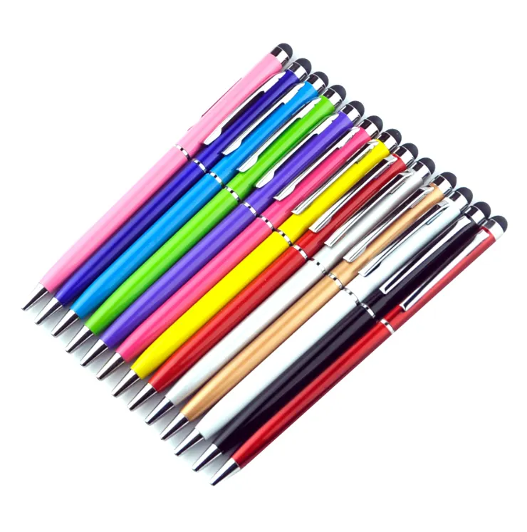 2 in 1 Universal Capacitive Touch Screen Stylus Pen for iPad iPhone Samsung Tab