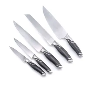 12pcs multi functional ABS handle stainless steel kitchen knife set