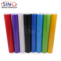 24" 48" Super Matt Glänzend Chrom Metallic Fluoreszierende Farbe PVC-Materialien Plotter Selbstklebende Folien Schneidfolie Vinylfolie