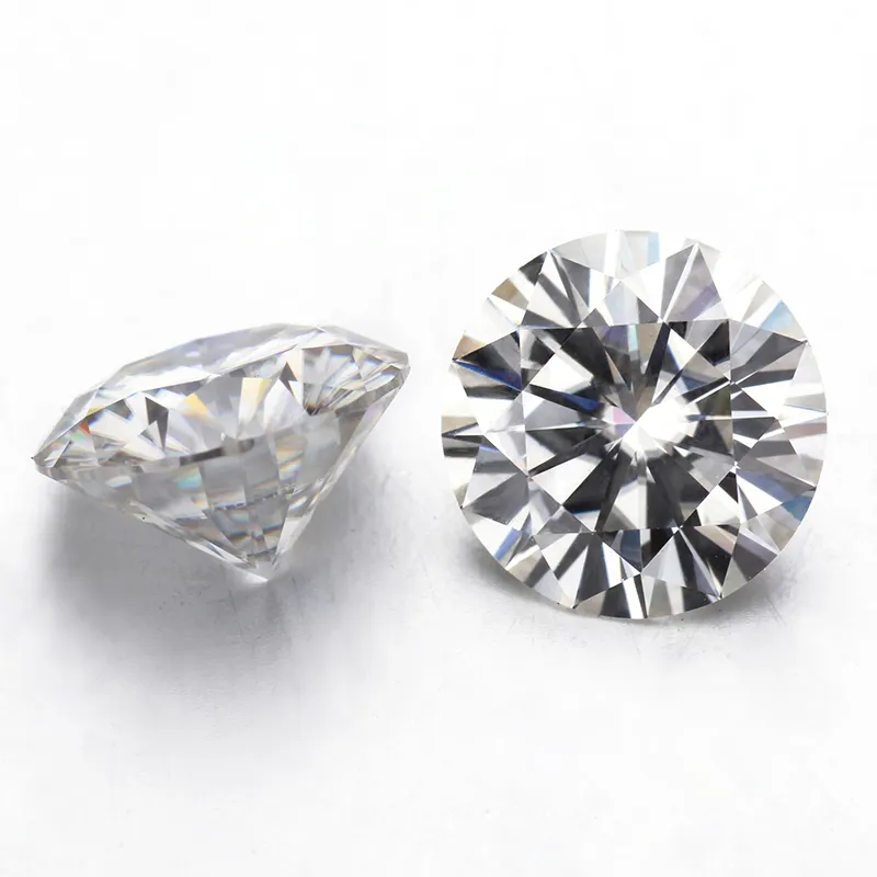 Starsgem Round Brilliant Cut 6.5mm 1CT Loose Diamonds Synthetic Loose Gemstone DEF Vvs Moissanite