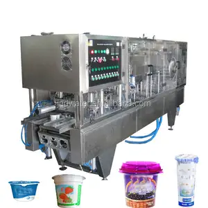 Maquinaria de sellado de llenado automático de yogur