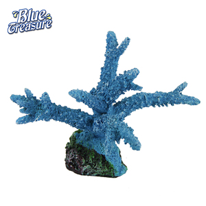 Goed ontworpen Blauw Schat marine <span class=keywords><strong>aquarium</strong></span> handgemaakte hars reef koralen - Product Image 2