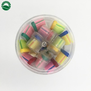 ORALIENT FAMILY 12 brosses à dents à poils durs en boîte plastique ronde, emballage familial - Product Image 4