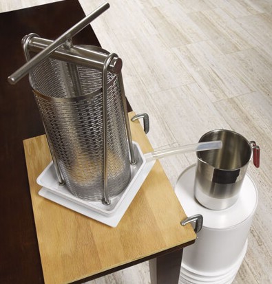 Небольшой ручной экстрактор меда объемом 4,7 л, персональная пресс-машина для сыра из нержавеющей стали