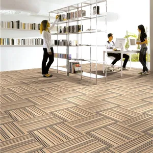 Modern Design 50x50cm Fireproof Commercial Nylon Carpet Tile