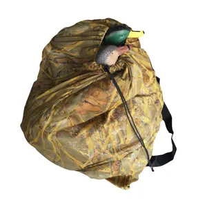 Duck Decoys Bag With Shoulder Straps Backpack Pigeon Carry Large Decoy Storage Net Bag Mesh Decoy Bag