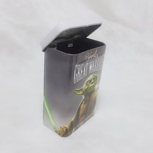 ที่กำหนดเองสี่เหลี่ยมผืนผ้าที่ว่างเปล่ากล่องดีบุกบุหรี่ที่มีบานพับ - Product Image 4