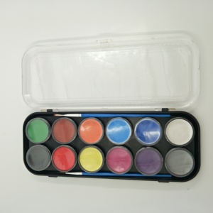 Kit de maquillage avec les personnages de dessins animés pour Halloween, peinture du visage, 12/16 couleurs, sûr pour les enfants - Product Image 6