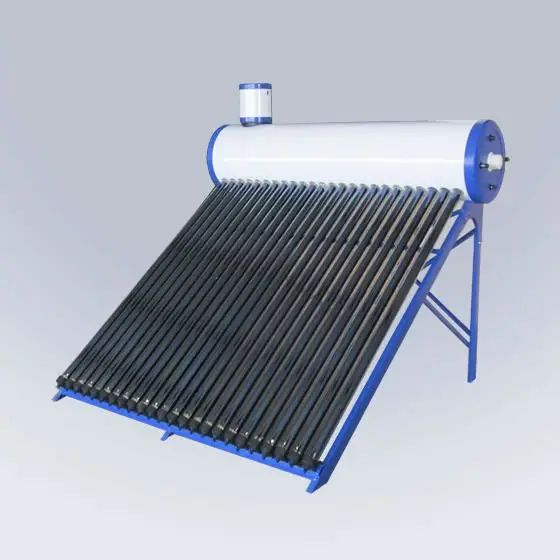 Pressure Pre-Heated Solar Water Heater with Heat Exchanger Coil Inside Water Tank