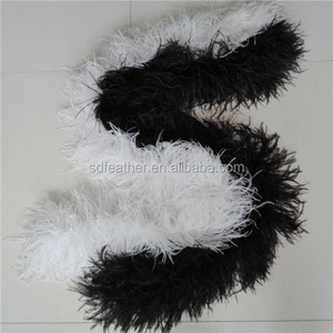 <span class=keywords><strong>Boa</strong></span> di Piume di Struzzo Bianche a 8 Strati di Alta Qualità per Decorazioni Nuziali - Product Image 3