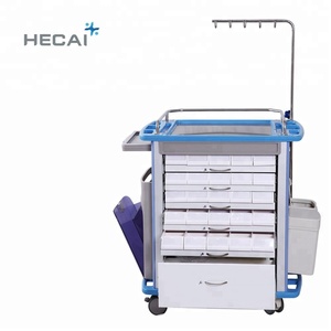 LS-850M UN chariot d'urgence ABS chariot De médecine Hospitalière mobile médicaments chariot - Product Image 3