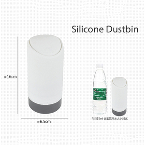 2025 nóng bán Durable cao cấp siêu chất lượng bán buôn đen nhựa xe cup chủ Thùng rác có thể có nắp đậy - Product Image 4