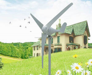 ! Hot Sale! High efficiency Street, cctv use 12 V 24 V 400 W wind powered turbine also called aerogenerator 400 Watt - Product Image 1