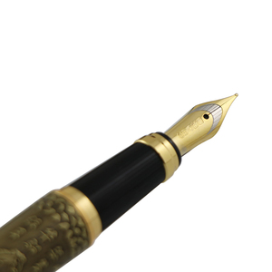 <span class=keywords><strong>Pluma</strong></span> estilográfica <span class=keywords><strong>de</strong></span> Metal tallada, Estilo Vintage, Bronce <span class=keywords><strong>Antiguo</strong></span>, Plata - Product Image 4